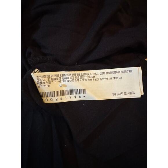 Forever 21 Women's L Large LIttle Black Dress Long Sleeve Wrap Around Pullover - Picture 10 of 10